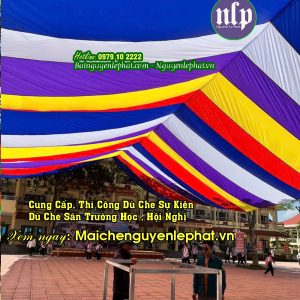 Cung Cấp Vải Bạt Căng Tròn Che Sân Trường Học tại Hà Đông