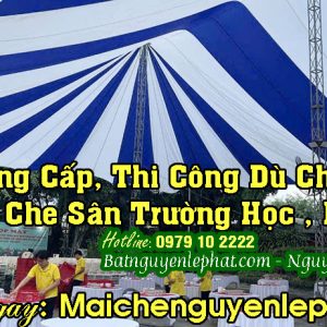 Dù Che Sân Trường Học Tại Hà Nội Vào Dịp Lễ Hội Nghị