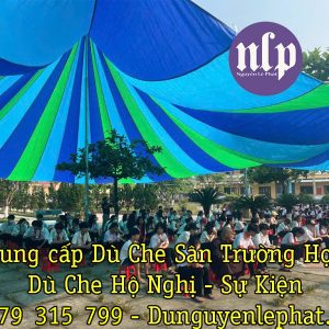 thi công lắp đặt dù che nắng sân trường