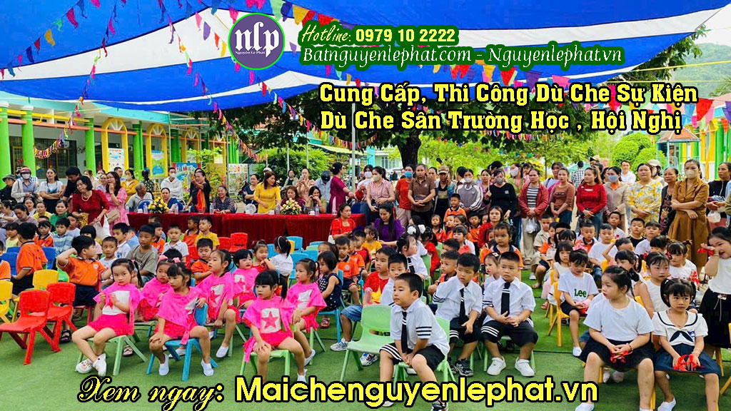 Dù Lớn Che Sân Trường - Bán Dù Che Nắng Sân Trường Tại Hàm Thuận Bắc Tỉnh Bình Thuận