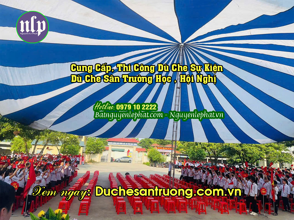 Dù che sự kiện sân trường Dù che sự kiện sân trường