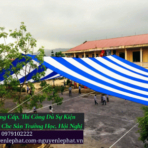 Thi Công Giá Rẻ Dù Sân Trường – Che Nắng Mưa An Toàn Cho Trường Học Tại Huyện Châu Đức - Bà Rịa - Vũng Tàu