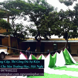 Thi Công Giá Rẻ Dù Sân Trường – Che Nắng Mưa An Toàn Cho Trường Học Tại Huyện Châu Đức - Bà Rịa - Vũng Tàu