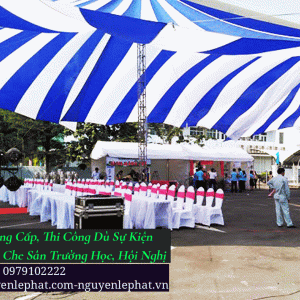 Thi Công Giá Rẻ Dù Sân Trường – Che Nắng Mưa An Toàn Cho Trường Học Tại Huyện Châu Đức - Bà Rịa - Vũng Tàu
