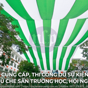 Đơn Vị Cung Cấp Dù Che Sân Trường Uy Tín Tại Sông Hinh, Báo Giá Dù Che Sân Trường Phú Yên
